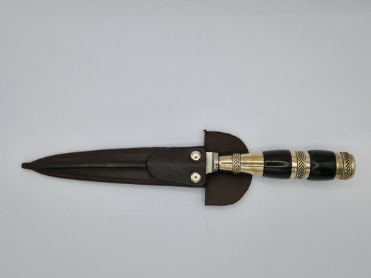 Gaucho-Messer mit Griff aus Holz und Alpaka